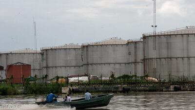 The south-eastern oil city of Warri, in Delta state, Nigeria. Production decline has hit growth. Reuters