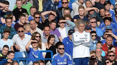 Jose Mourinho and Chelsea sealed third place in the Premier League on Sunday. Andy Rain / EPA / May 4, 2014