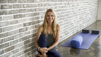 After working 80 hours a week for six years, Kimberley decided to follow her dream of starting and growing a small business and launched Urban Yoga in 2013. Chris Whiteoak / The National