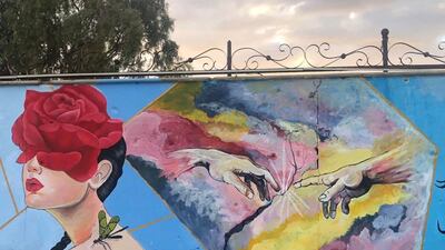 A group of young artists is trying to bring colour and light back to Mosul after the horrors of life under ISIS. Sinan Mahmoud for The National