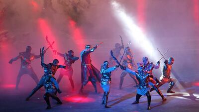 “It’s a love story that swings between love and kindness and bad and good,” Ghady Rahbani said. Pawan Singh / The National