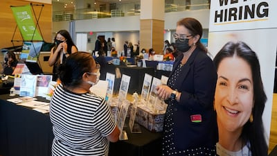 Americans quit their jobs at a record pace for the second straight month in September, while businesses and other employers continued to post a near record number of available jobs. AP