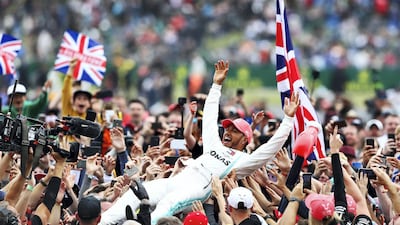 Lewis Hamilton has the most race wins in Formula One history. Getty Images
