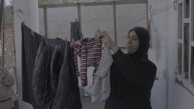 Ijhad Saadi was preparing for her son's wedding when he was killed during Israel's attack. Mohamed Errami for The National