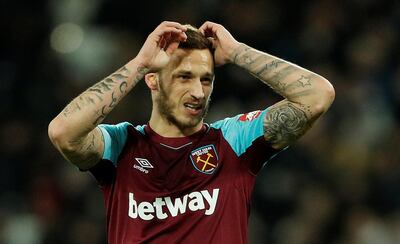 Marko Arnautovic and West Ham United have had a tough time of things of late. John Sibley / Action Images via Reuters