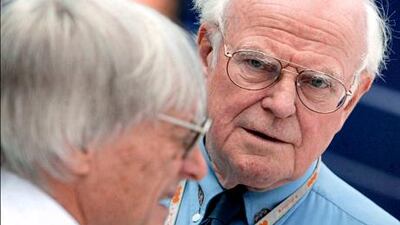 Former F1 doctor Professor Sid Watkins