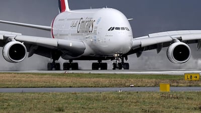 Emirates is taking its A380 to Cairo. EPA