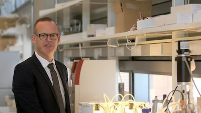 Jens Schmidt, a professor in biofuels at Masdar’s chemical engineering programme and head of the iEnergy centre. Ravindranath K / The National