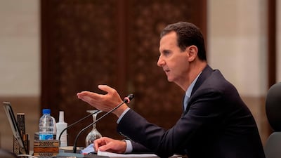 Syrian President Bashar Al Assad sacked the governor of war-ravaged Syria’s central bank amid a crash in the currency in recent months. AP