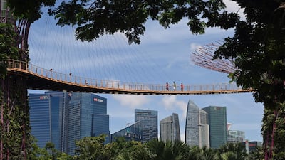 Singapore is high on the travel wish list of Roudha Al Awadhi. AFP