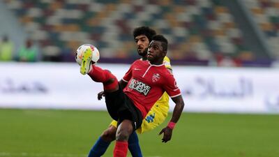 Al Ahli, in red, sit atop the Arabian Gulf League but know three teams are closing fast. Christopher Pike / The National