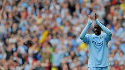 Yaya Toure could not play for the full 90 minutes of Manchester City's season-ending game against QPR. Paul Ellis / AFP