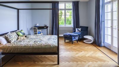 One of the bedrooms. Courtesy 16elements Architekturfotografie via Savills International
