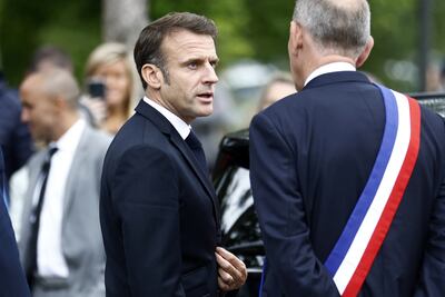 Emmanuel Macron is fighting for his political future after suffering a catastrophic defeat in the first round of the French parliamentary election. Reuters