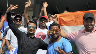 India fans before the game. Chris Whiteoak/The National