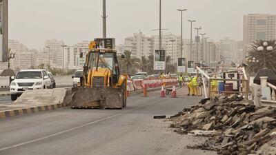 Sharjah's spending on infrastructure will increase by 7 per cent from last year and represent 30 per cent of the budget. Antonie Robertson / The National
