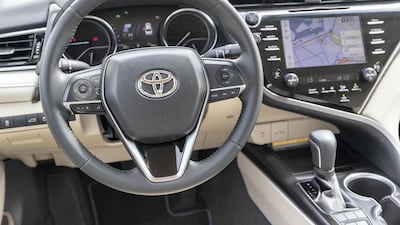 Camry HEVs have been on the UAE's roads as taxis for a decade. Antonie Robertson / The National