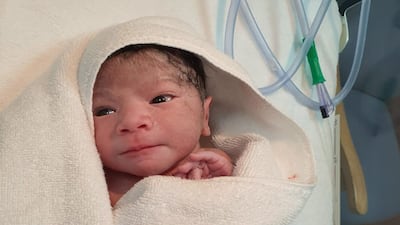 At NMC Royal Hospital Sharjah, Sharjah, Dalia Mahmoud Salih Imam gave birth to her fourth child. The baby girl arrived at 1.27am to delight her parents from the Dominican Republic. Courtesy: NMC
