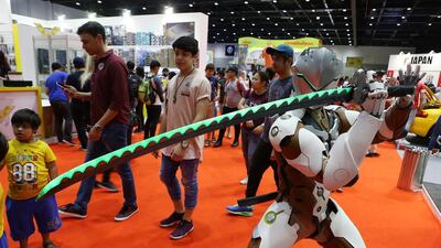 About 60,000 fans attended the sixth edition of Comic Con in Dubai. Pawan Singh / The National