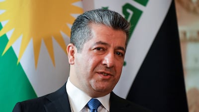 KRG Prime Minister Masrour Barzani. Photo: Reuters