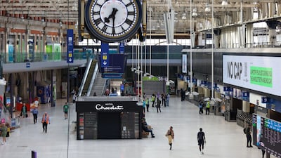 A near empty concourse, during a rail workers strike, at London Waterloo railway station in London, UK, on June 21. Bloomberg