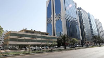 The 3-storey building commissioned by Rashed Bin Aweidah in 1968 is possibly the oldest commercial building in Abu Dhabi, but like so many structures of its generation it now awaits demolition. Pawan Singh / The National