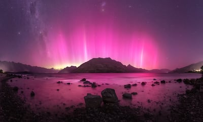 Astronomy Photographer of the Year. Winner of the 'Aurorae' category: Queenstown Aurora. Photo: Larryn Rae