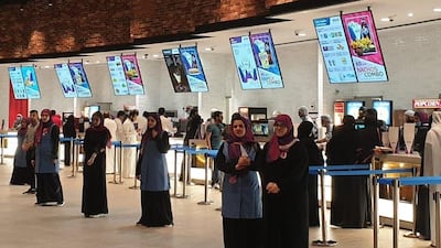 Muvi Cinemas, Saudi's first cinema chain, opened in the kingdom last week. Muvi Cinemas / Twitter