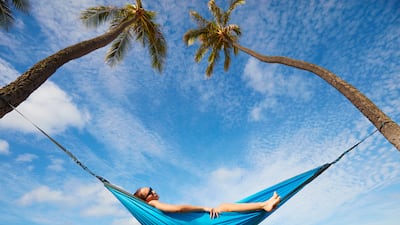 Getting some sleep while on holiday is high on next year's agenda for travellers from the UAE. Getty Images