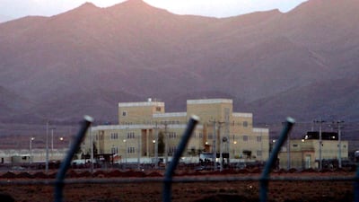 The nuclear enrichment plant at Natanz in central Iran. EPA