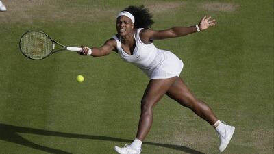 Serena Williams takes on Maria Sharapova second on Centre Court for a place in the Wimbledon final. Tim Ireland / AP Photo / July 7, 2015