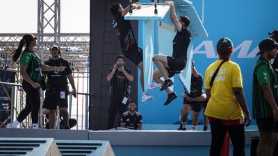 Competitors' endurance is put to the test