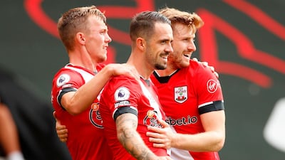 Danny Ings – 8: ‘So, you want to buy me, Jose?’ Days after links to a Spurs transfer, scored brilliant goal with expert control and finish, then converted penalty at the death. AFP