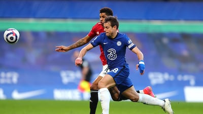 Cesar Azpilcueta - 7: Fine supporting run down right followed by lay-off to set-up chance for Hudson-Odoi in first half. Like rest of Blues back three, very solid performance. Getty