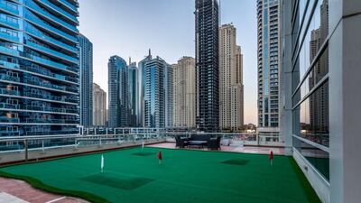 Mini-golf on the terrace. Courtesy Allsopp & Allsopp