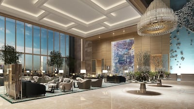 The tranquil lounge.