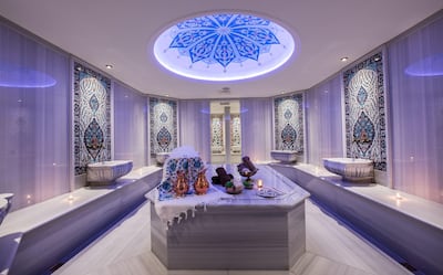 The hammam room at the Ajwa Hotel Sultanamet. Ajwa Hotels