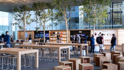 Apple’s new waterfront store at The Galleria Al Maryah Island