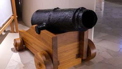 A model of Al Maqta'a Cannon