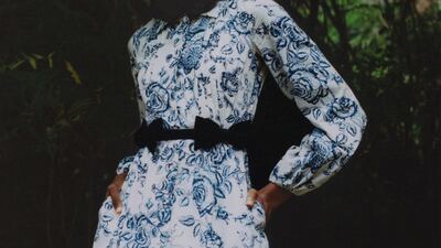 Erdem mixed Regency and 1960's for its Resort 2021 collection. Courtesy Erdem