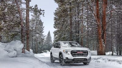 The AT4 is GMC's mid-price Terrain.