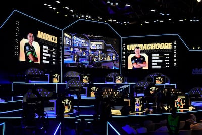 The final of the World Cup at the Esports Festivals Gamers8 in Riyadh. Gamers8 is being replaced by the Esports World Cup this year. EPA