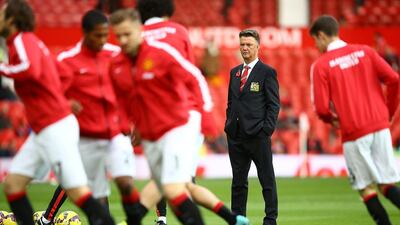 Manchester United manager Louis van Gaal has told Radamel Falcao he must display his abilities both in training and matches. Richard Heathcote / Getty Images