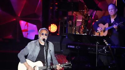 Musician Yusuf Islam, commonly known by his stage name Cat Stevens performs during the Songwriters Hall of Fame Inductions in the Manhattan borough of New York City, New York, U.S., June 13, 2019. REUTERS/Carlo Allegri