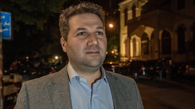 Nadim Gemayel, a Lebanese member of parliament, discusses the launch of the Achrafieh 2020 street patrols. Matt Kynaston / The National