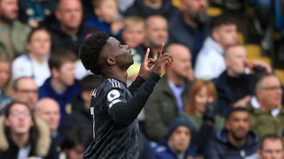 Bukayo Saka 7 – Playing on the right-hand side, Saka was a constant menace, threading balls through to his team mates and occupying pockets of space that Leeds found hard to deal with. He seized a wayward pass from Rordigo and combined with Odegaard before thrashing the ball into the top corner to break the deadlock. Disappeared in the second half. AFP