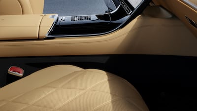 The Project Maybach show car sits in the shadow of the new Maybach S-Class S680 model.