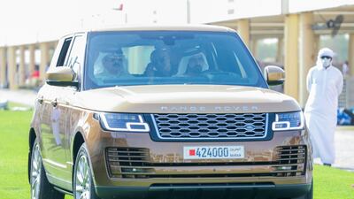 The leaders at Dubai International Endurance City in Seih Al Salam.