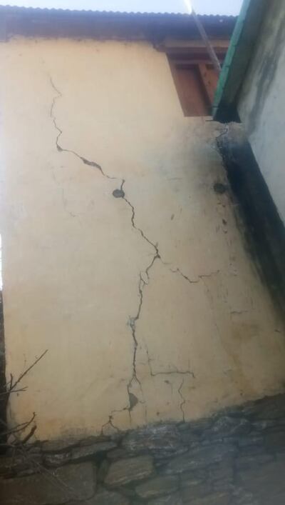 More than 500 structures in Joshimath have developed cracks over the past year. Photo: Harendra Rana