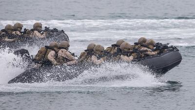 The Union Fortress military exercise took place on land, sea and air, putting the Armed Forces through a wide range of drills. Philip Cheung for Crown Prince Court – Abu Dhabi